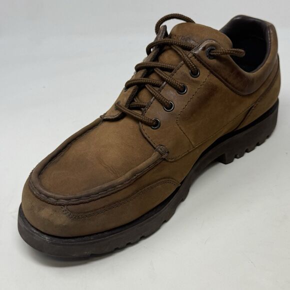 Rockport Lug Sole GoreTex Shoes Mens 9.5 M Brown Leather Casual Boat Lace Up main image 8